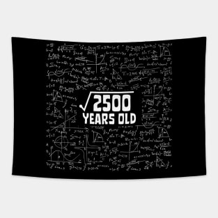 Square Root Of 2500 50th Birthday, 50 Year Old Math Lover Gift Tapestry