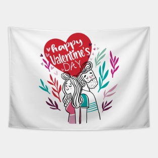 Happy Valentine s Day Tapestry