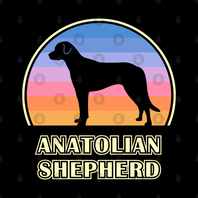 Anatolian Shepherd Vintage Sunset Dog by millersye