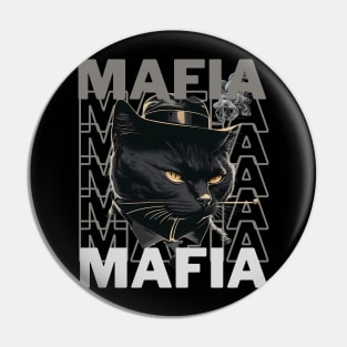 Mafia Cat Pin