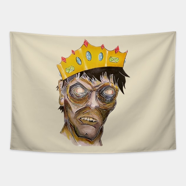 Army of Darkness!! King Deadite Ash original!! Tapestry by AlphaNerdsUnited