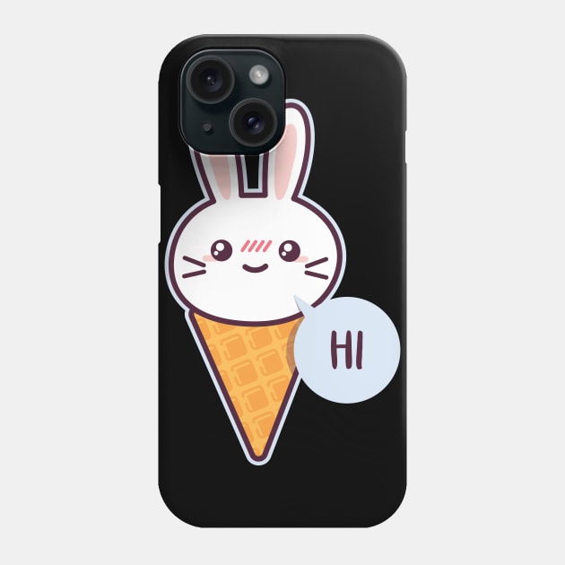 Kawaii Rabbit Phone Case by madeinchorley