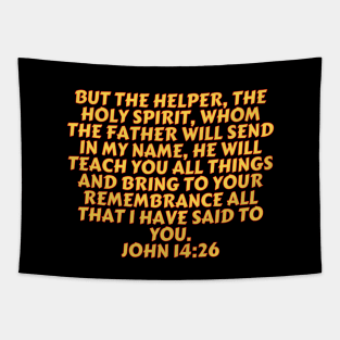 Bible Verse John 14:26 Tapestry
