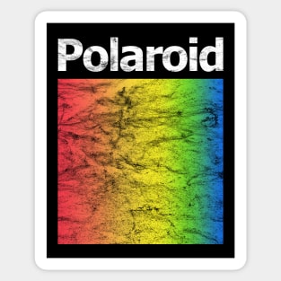 Polaroid Rainbow Illustrated Vinyl Sticker