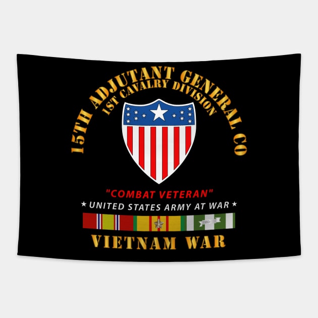 15th Adjutant General Company, 1st Cavalry Division, Vietnam Veteran Tapestry by twix123844