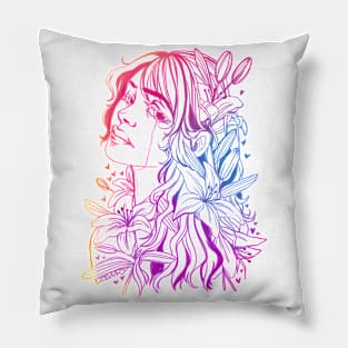 GRADIENT SAD LILY Pillow