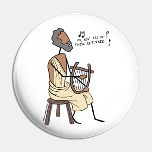 Greek Myth Comix - Demodocus the Bard Pin