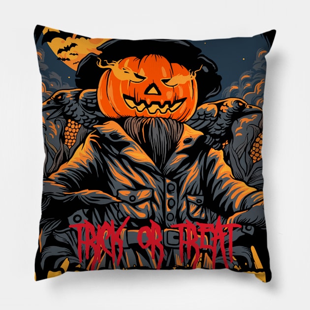 Funny  Gift for Halloween Pillow by Khang_Vu