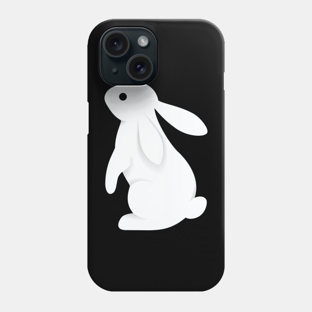 Bunny Rabbit Paper Cut Phone Case by Protshirtdesign