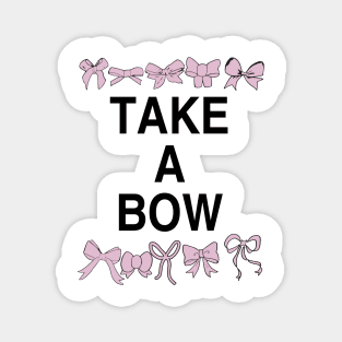 Pink Bows Take a Bow Magnet