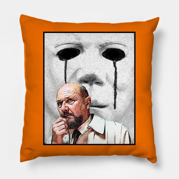 Halloween Dr Loomis Pillow by GoldenGear