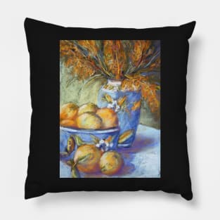 Grevillea, oranges & lemons Pillow