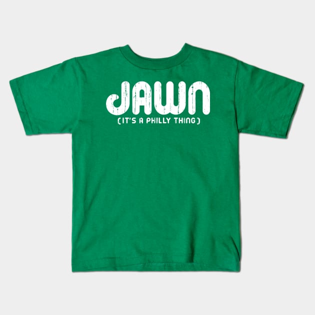 Vintage Funny It's A Philly Thing Jawn Philadelphia Fan Kids T-Shirt