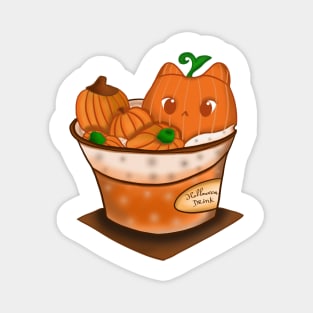 pumpkin drink Magnet