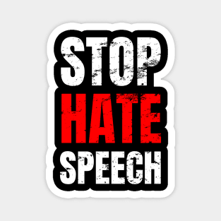 Stop hate speech Magnet