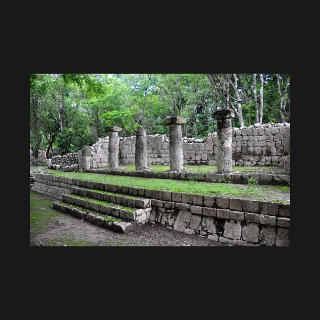 Site archéologique d'Edzna, Campeche, Mexique by franck380