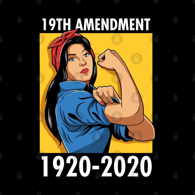 19th Amendment 1920-2020 Women's Right To Vote Feminist by HCMGift