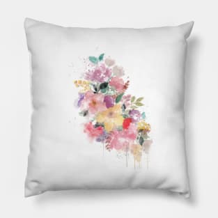 Abstract Flowers Pillow