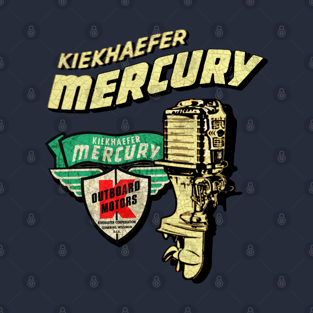 Discover Mercury vintage Outboard Motors - Mercury - T-Shirt