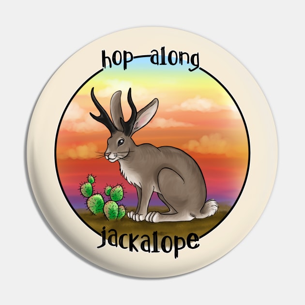 Jackalope Pin by ruthimagination