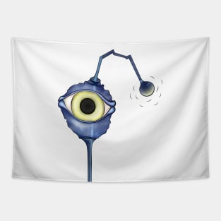 Cartoon robot eye Tapestry