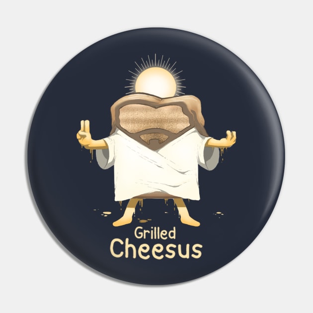 Grilled Cheesus Pin by MiguelFeRec
