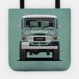 TLC FJ40 Hardtop Niagara Green Front Tote