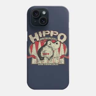 Hippo Hamburgers 1950 Phone Case