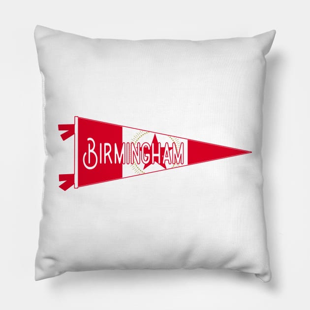 Birmingham Pennant Pillow by zsonn