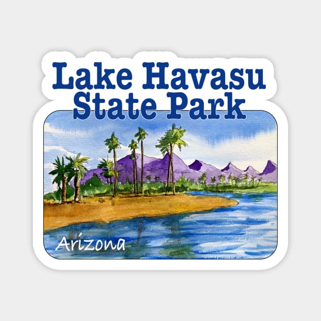 Lake Havasu State Park, Arizona Magnet by MMcBuck