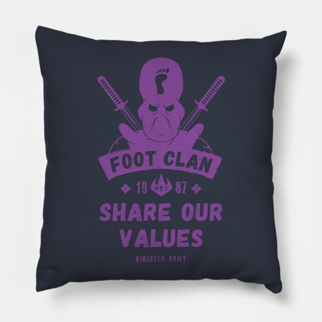 Share Our Values Pillow by manospd