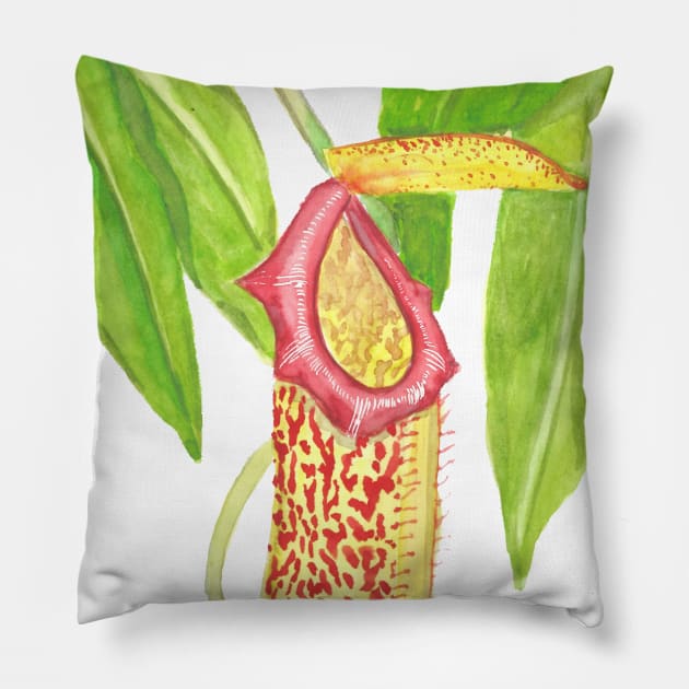 Carnivorous plant Pillow by Créa'RiBo