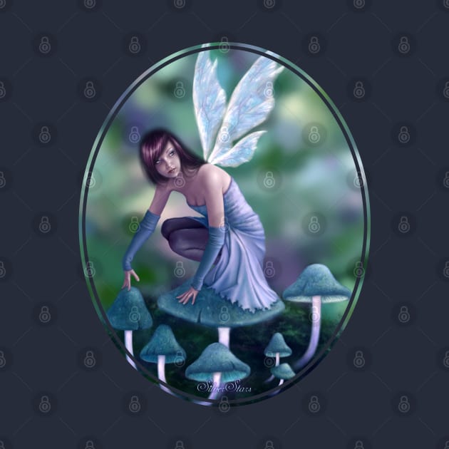 Periwinkle Mushroom Fairy by silverstars