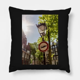 Alcohol prohibition sign Pillow