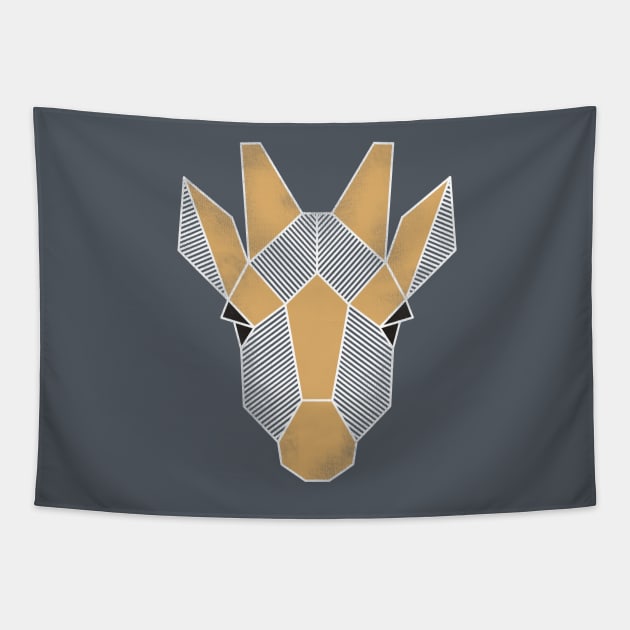 Grafic Giraffe Tapestry by FannyOW