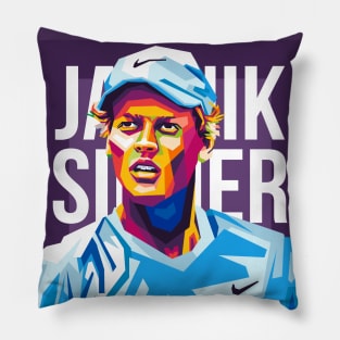 jannik sinner Pillow