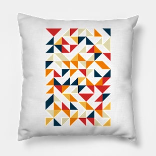 Cute Geometric Pattern - Triangle #9 Pillow