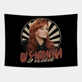 Vintage Circle Wynonna Judd Tapestry