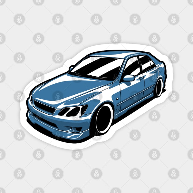 Blue IS200 IS300 Altezza JDM Magnet by KaroCars