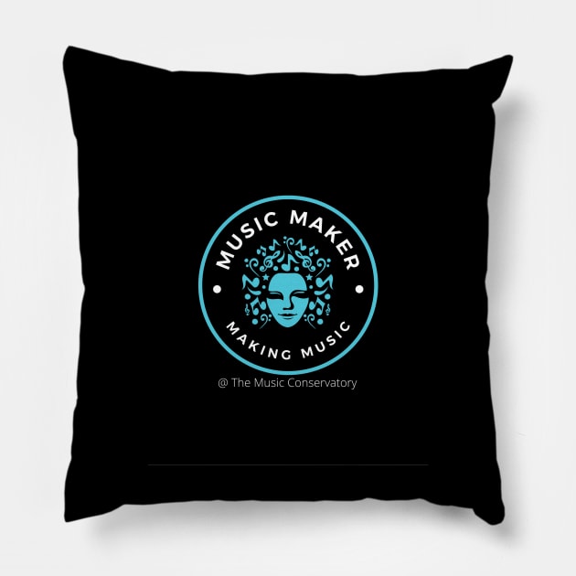 Music Maker Making Music Pillow by musicconservatory