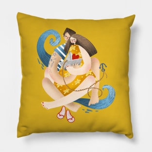 Ocean of Passion: Summer Love Pillow