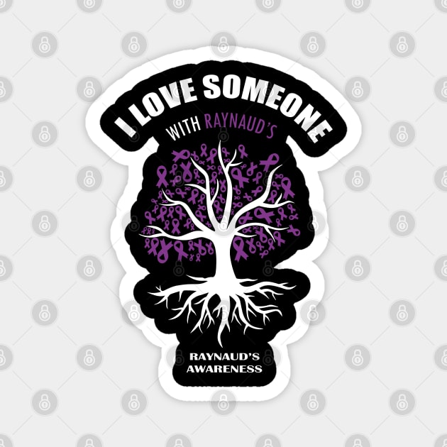 I Love Someone With Raynaud's | Raynaud's Awareness Magnet by LEGO