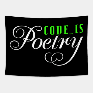 CODE IS POETRY Tapestry