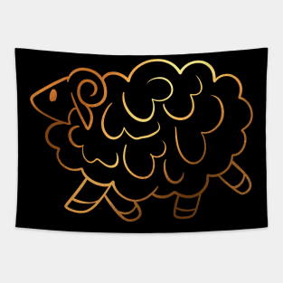 Sheep Pattern Tapestry