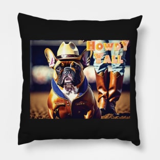 Rodeo Frenchie Pillow