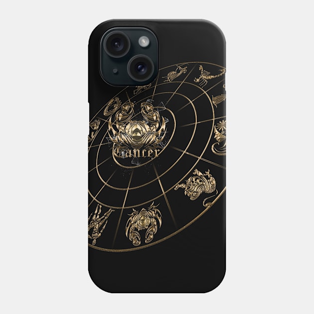 NEW Cancer 3D zodiac 12 in 1 gold edition Phone Case by INDONESIA68