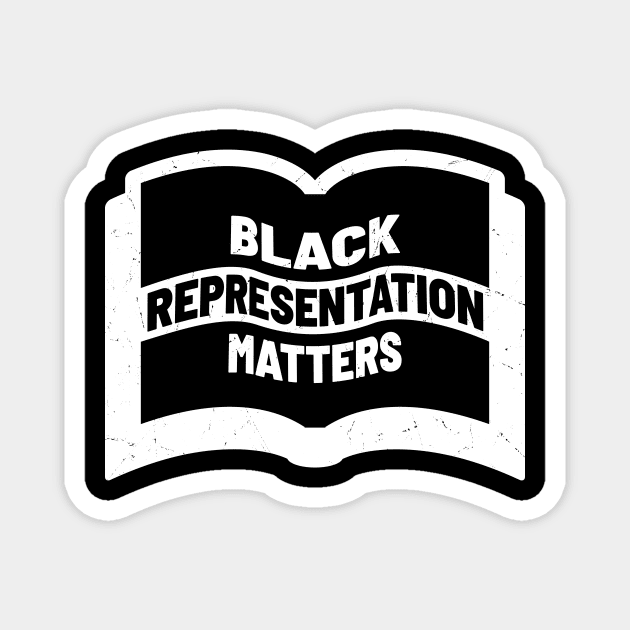 Black Representation Matters - Opened Book Magnet by GosokanKelambu