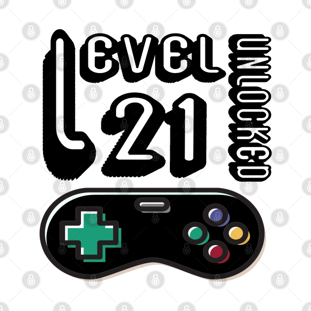 level 21 unlocked - 21th birthday gift by BaronBoutiquesStore