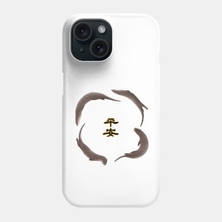 4 otters with peace Phone Case