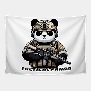 Tactical Panda Tapestry